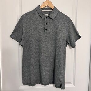 Rag & Bone Men’s Standard Issue heather gray polo shirt, like new, Size Medium